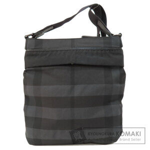 Burberry Check Pattern Nylon Shoulder Bag